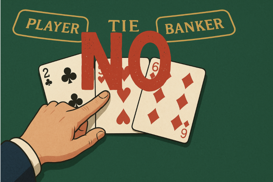 When the Baccarat Third Card Rules Are Completely Ignored