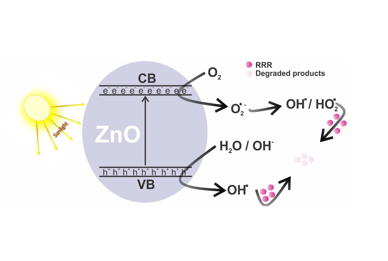Removal of Remazol Red RR from Aqueous Solution by Glass Supported Films of Synthesized ZnO Nanoparticles